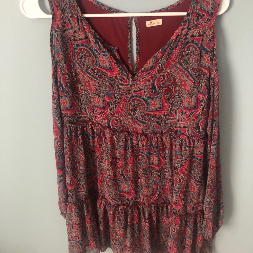Paisley print dress